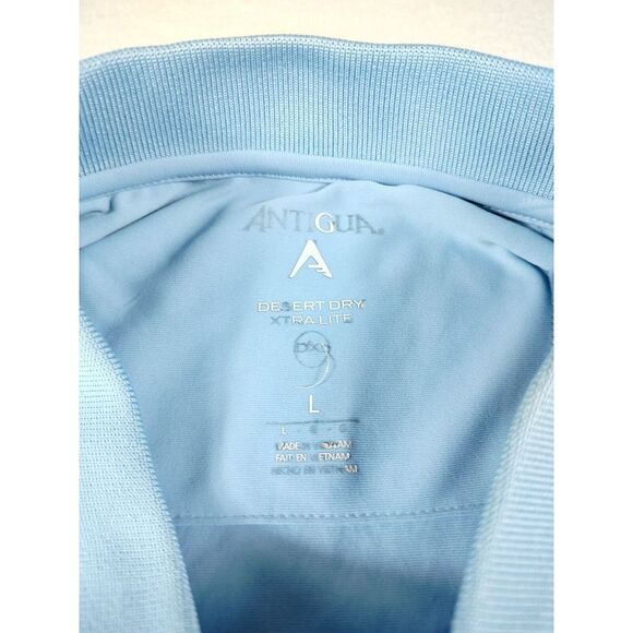 Antigua Polo Shirt Mens Large Blue American Indian Veteran Association Military - Picture 3 of 10